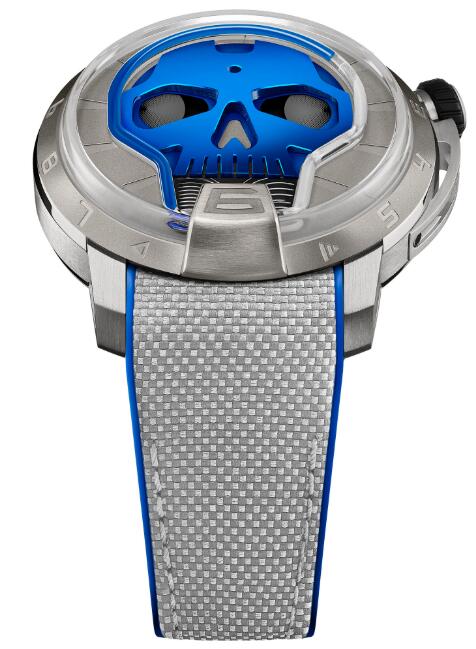 Replica HYT Skull 48.8 Blue Men S48-TT-33-BF-RA watch